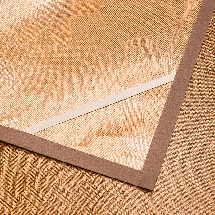 91家纺网 家纺一手货源 找家纺 绒艺席业 2025新款艾草藤席冰丝双面席席子凉席 萌萌熊猫-编织纹