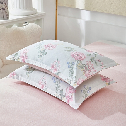 91家纺网 家纺一手货源 找家纺 （总）约素家纺 2025新款全棉印花单枕套