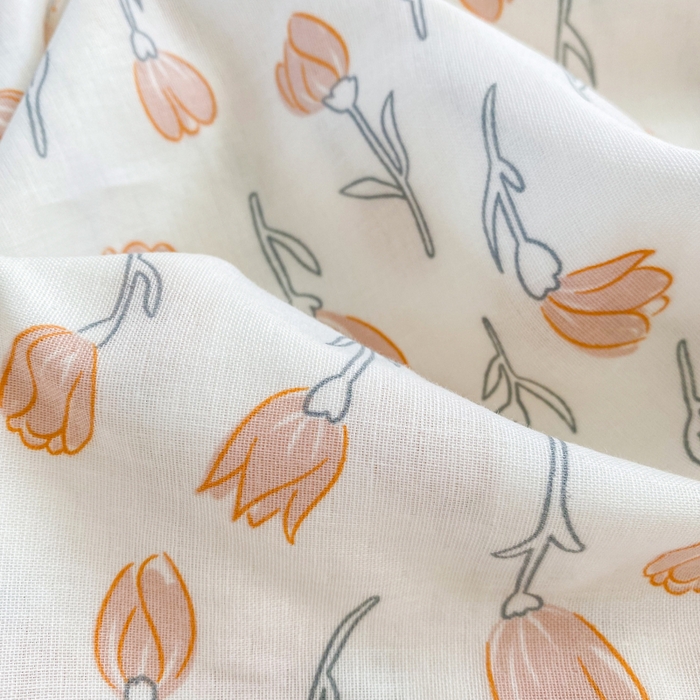 91家纺网 家纺一手货源 找家纺 潮邦 2025新款全棉双层纱多功能盖毯 白露-白