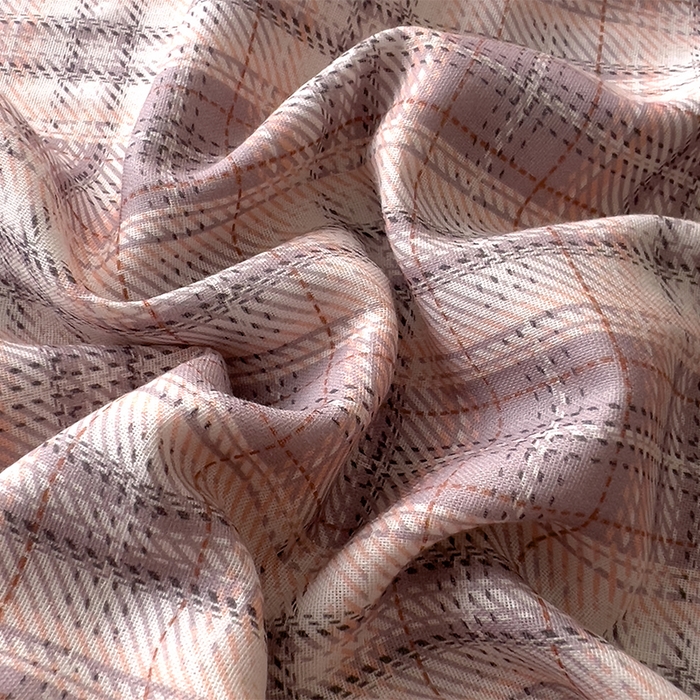 91家纺网 家纺一手货源 找家纺 优品阁  2025新款A类全棉有氧双层纱四件套 布里奥-紫