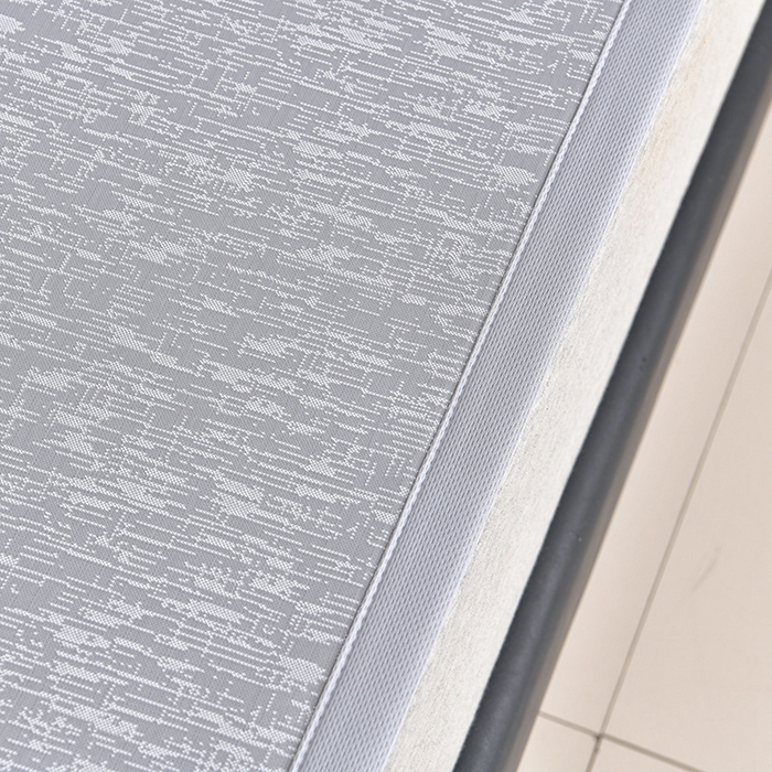 91家纺网 家纺一手货源 找家纺 芯诗曼家纺 2025新款三明治凉感丝提花冰丝席凉席 莫兰-灰床席款