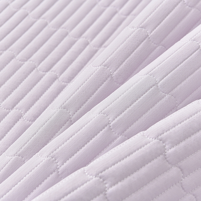 91家纺网 家纺一手货源 找家纺 星窝家纺 2025新款水洗棉花边床裙式多功能床盖三件套 经典紫色