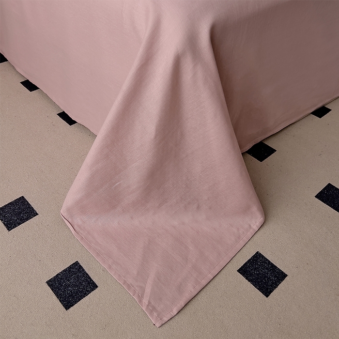 91家纺网 家纺一手货源 找家纺 优品阁  2025新款A类全棉有氧双层纱四件套 庭花香