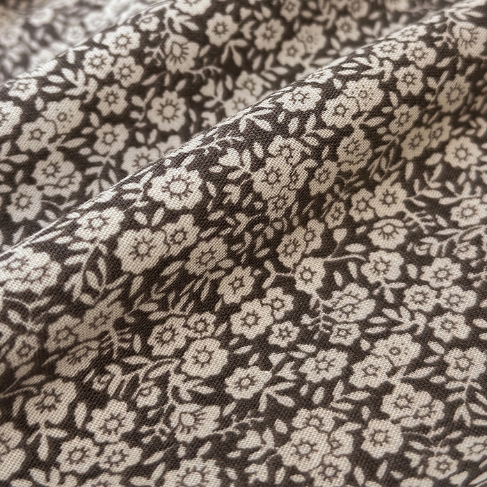 91家纺网 家纺一手货源 找家纺 蓝邻家纺 2025春夏新款全棉纯棉复古双层纱花边织带款四件套 莱茵茶桂