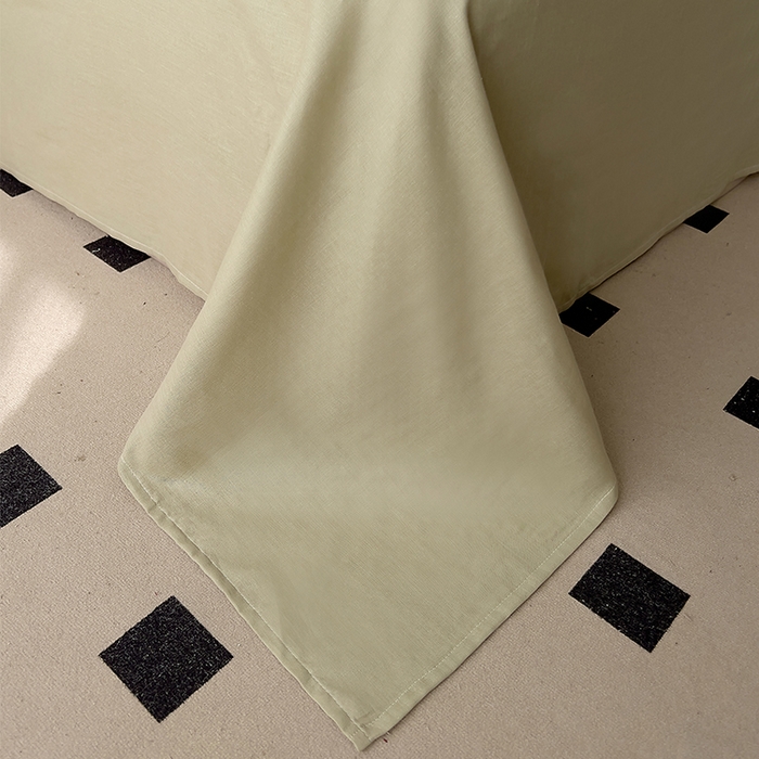 91家纺网 家纺一手货源 找家纺 优品阁  2025新款A类全棉有氧双层纱四件套 彩星汪汪