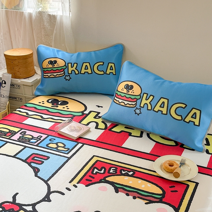 91家纺网 家纺一手货源 找家纺 美乐迪家纺 2025新款碳光凉感冰丝席 汉堡伙伴