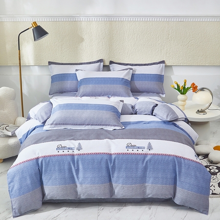 91家纺网 家纺一手货源 找家纺 （总）约素 2025新款12868全棉单被套新花型