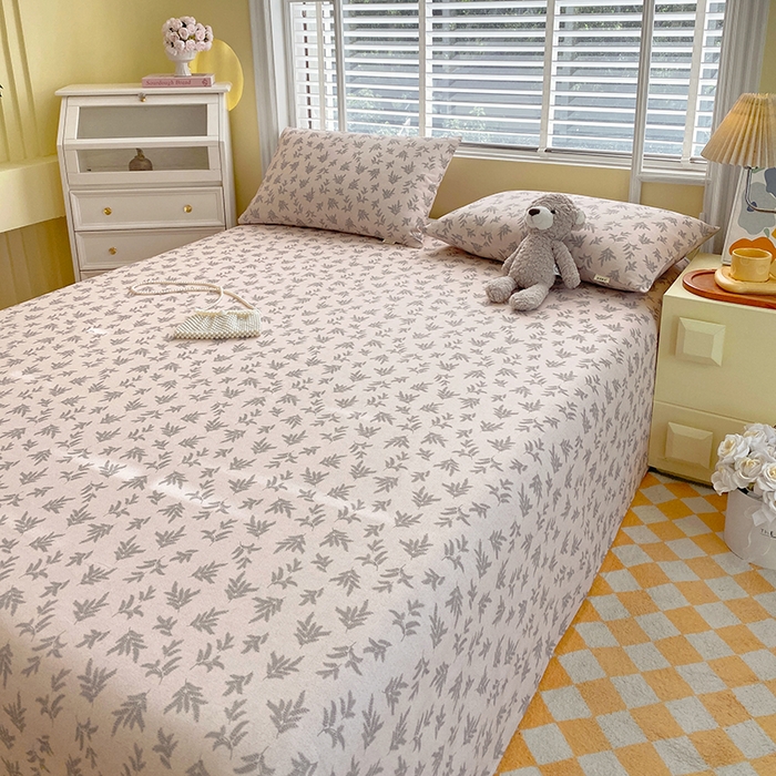 91家纺网 家纺一手货源 找家纺 爱彼家纺 2025新款锦柔老粗布席子凉席床单 漫花