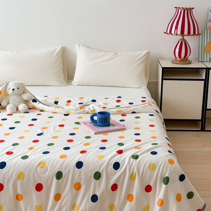 91家纺网 家纺一手货源 找家纺 （总）觅糖家纺 2025新款软糯针织云柔大豆夏被