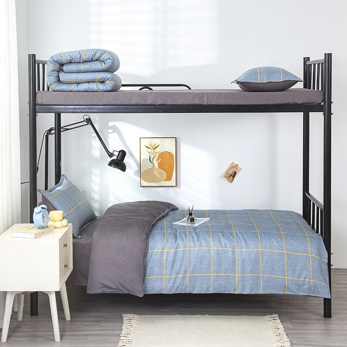 91家纺网 家纺一手货源 找家纺 悦织湾家纺 2025新款印花学生宿舍亲肤芦荟棉三件套单双人四件套轻奢印花磨毛床上用品 富士山下