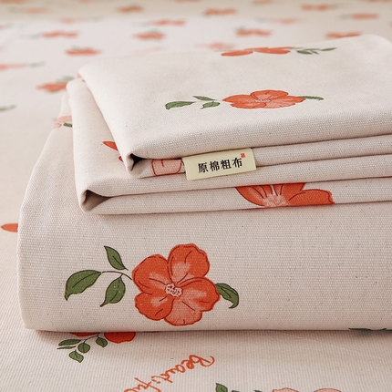 91家纺网 家纺一手货源 找家纺 爱彼家纺 2025新款锦柔老粗布席子凉席床单 山楂树