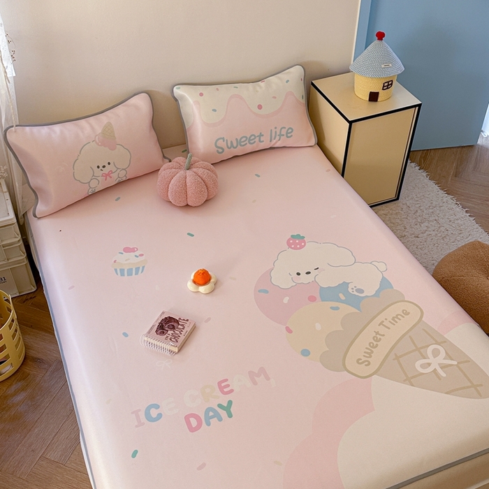 91家纺网 家纺一手货源 找家纺 （总）美乐迪家纺 2025新款碳光凉感冰丝席