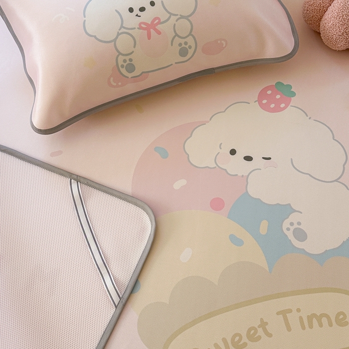 91家纺网 家纺一手货源 找家纺 （总）美乐迪家纺 2025新款碳光凉感冰丝席