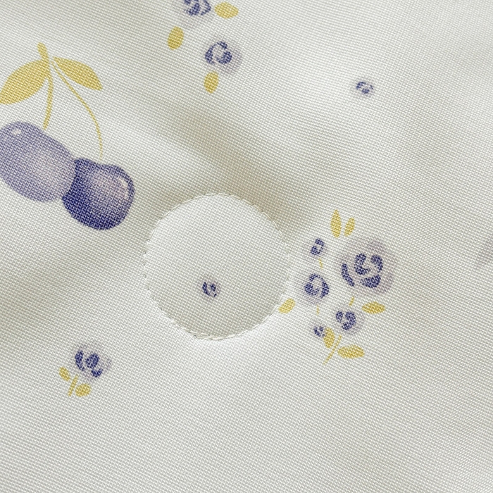 91家纺网 家纺一手货源 找家纺 金喜 2025新款小清新风格有氧针织双层纱大豆被夏被四件套 星晴兰