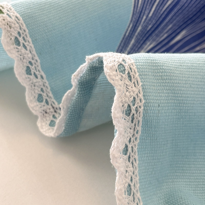 91家纺网 家纺一手货源 找家纺 新印象  2025新款花边老粗布床单款床笠款三件套秋意