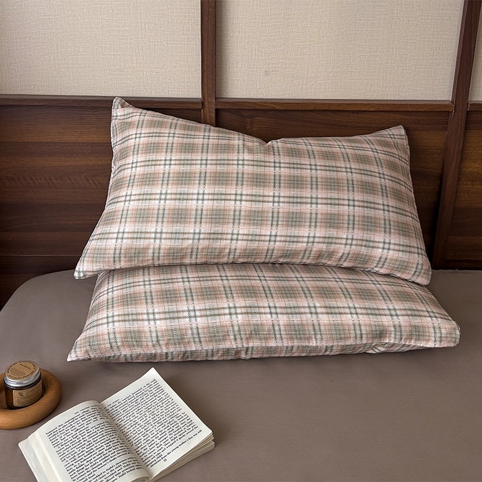 91家纺网 家纺一手货源 找家纺 优品阁  2025新款A类全棉有氧双层纱四件套 布里奥