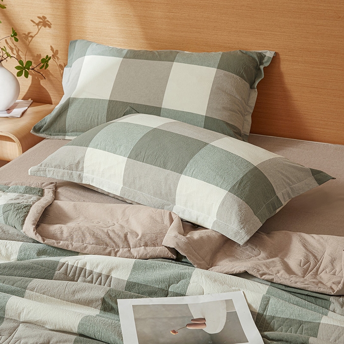 91家纺网 家纺一手货源 找家纺 西域种棉人·千百笠 2025新款A类100%新疆棉花夏凉被纯棉全棉填充原棉空调被手工宽边水洗棉夏被 绿大格