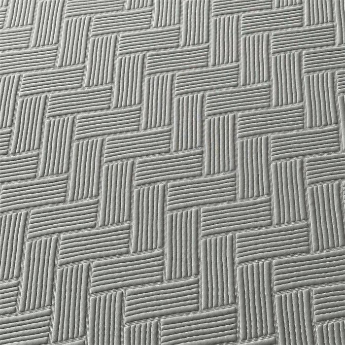 91家纺网 家纺一手货源 找家纺 雯豆家纺 2025夏季新款PE中分子凉感凉席三件套冰丝凉感席子纯色素色成人平铺绑带款 简尚-月影灰