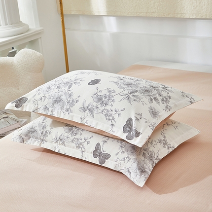 91家纺网 家纺一手货源 找家纺 （总）约素家纺 2025新款全棉印花单枕套