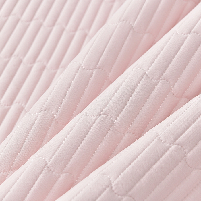 91家纺网 家纺一手货源 找家纺 星窝家纺 2025新款水洗棉花边床裙式多功能床盖三件套 经典粉色