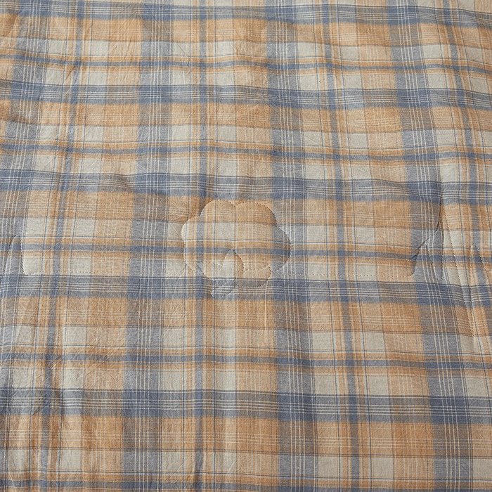 91家纺网 家纺一手货源 找家纺 西域种棉人·千百笠 2025新款A类100%新疆棉花夏凉被纯棉全棉填充原棉空调被手工宽边水洗棉夏被 清新格