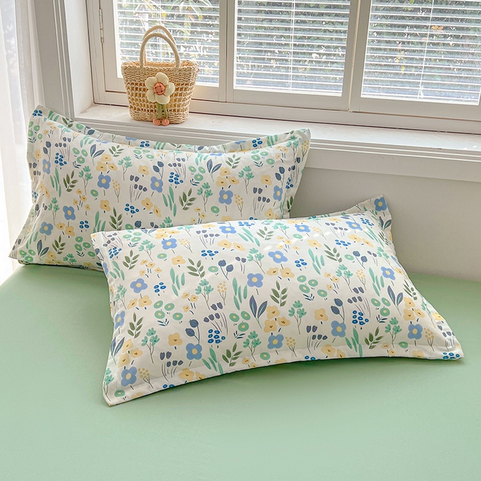 91家纺网 家纺一手货源 找家纺 西域种棉人·千百笠 2025新款A类新疆棉花夏凉被加宽包边水洗棉卡通印花吸湿透气棉花夏被空调被 凌香 花海