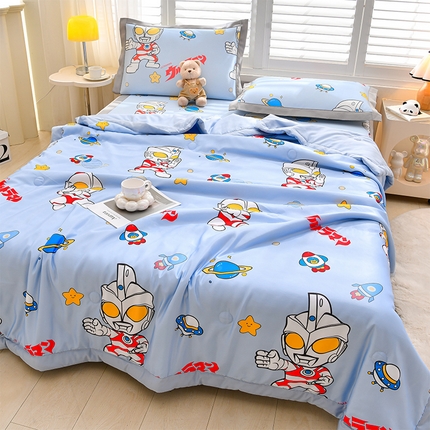 91家纺网 家纺一手货源 找家纺 （总）云恋 2025儿童卡通小版冰丝被夏凉被夏季空调被单人被子被芯可机洗薄款