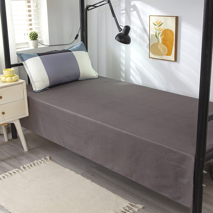 91家纺网 家纺一手货源 找家纺 悦织湾家纺 2025新款印花学生宿舍亲肤芦荟棉三件套单双人四件套轻奢印花磨毛床上用品 创意空间