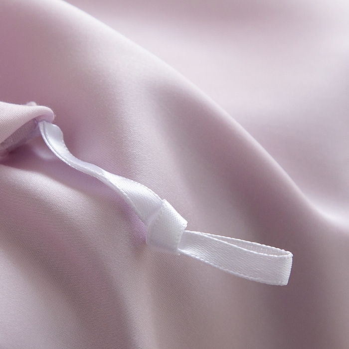 91家纺网 家纺一手货源 找家纺 云栖家居 202560支兰精天丝纯拼色四件套 极耀紫