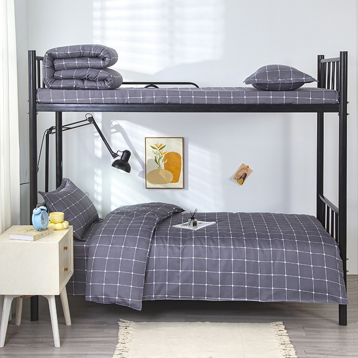 91家纺网 家纺一手货源 找家纺 悦织湾家纺 2025新款印花学生宿舍亲肤芦荟棉三件套单双人四件套轻奢印花磨毛床上用品 憧憬