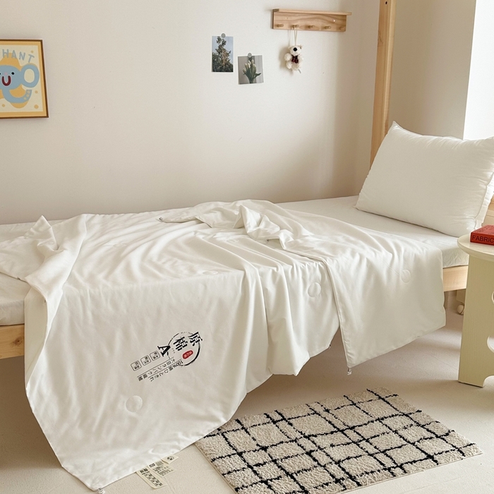 91家纺网 家纺一手货源 找家纺 （总）拔萃 2025新款原棉大豆夏被夏季薄被子单人床上下铺空调被