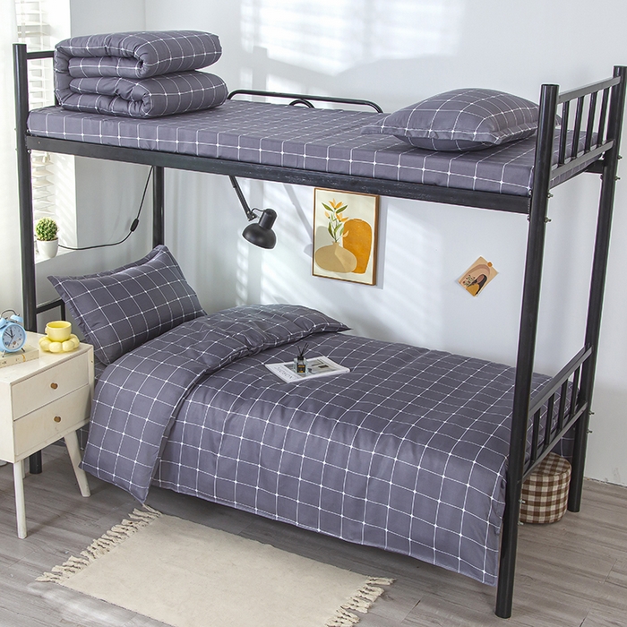 91家纺网 家纺一手货源 找家纺 悦织湾家纺 2025新款印花学生宿舍亲肤芦荟棉三件套单双人四件套轻奢印花磨毛床上用品 憧憬