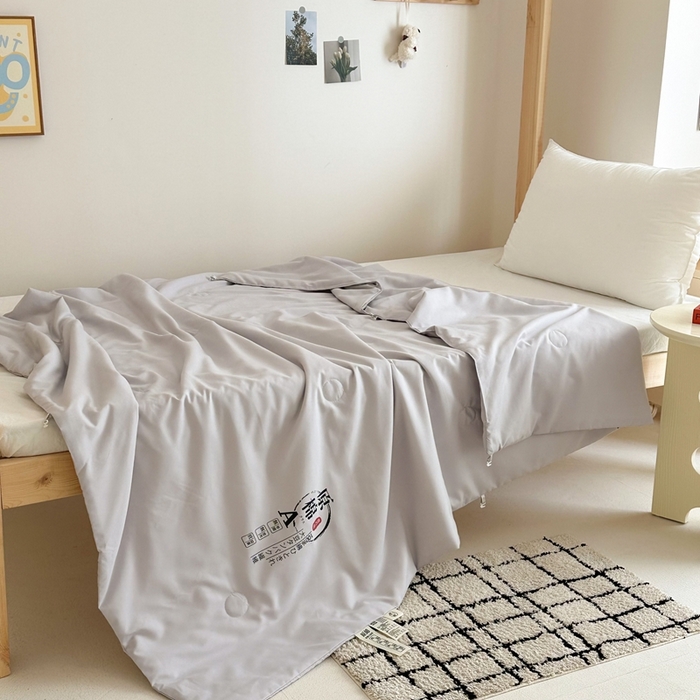 91家纺网 家纺一手货源 找家纺 （总）拔萃 2025新款原棉大豆夏被夏季薄被子单人床上下铺空调被