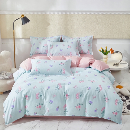 91家纺网 家纺一手货源 找家纺 （总）约素 2025新款12868全棉单被套新花型