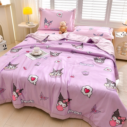 91家纺网 家纺一手货源 找家纺 （总）云恋 2025儿童卡通小版冰丝被夏凉被夏季空调被单人被子被芯可机洗薄款