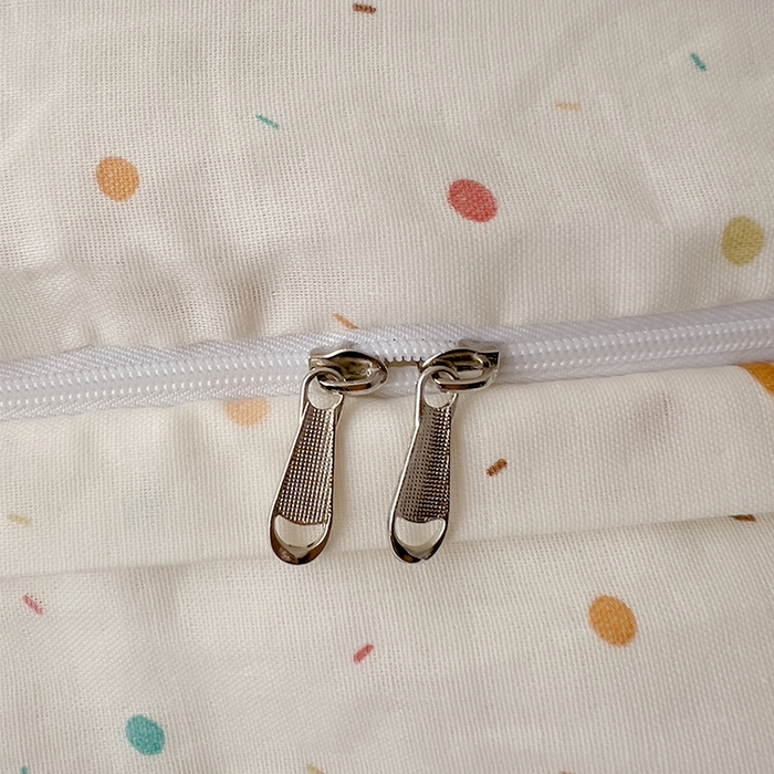 91家纺网 家纺一手货源 找家纺 优品阁  2025新款A类全棉有氧双层纱四件套 彩星汪汪