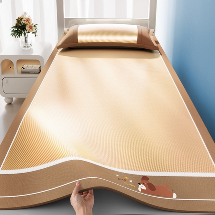 91家纺网 家纺一手货源 找家纺 （总）川悦生活 2025新款纯色凉感冰丝席-小床