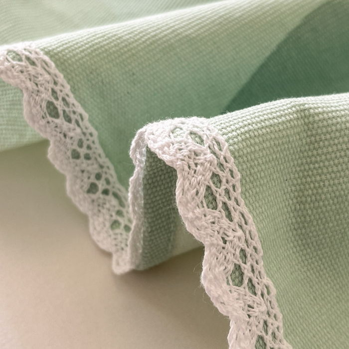 91家纺网 家纺一手货源 找家纺 新印象  2025新款花边老粗布床单款床笠款三件套怦然心动