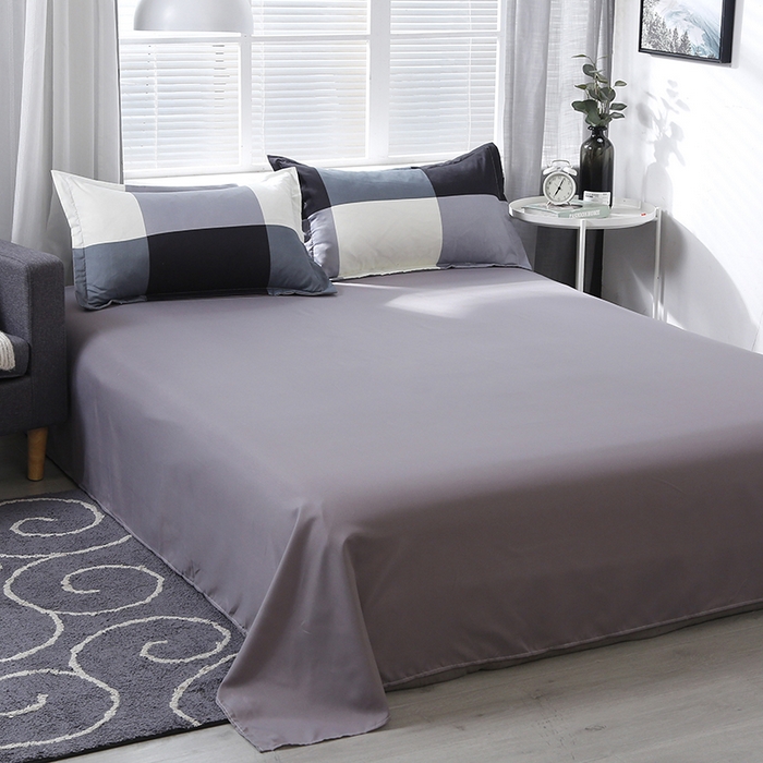 91家纺网 家纺一手货源 找家纺 悦织湾家纺 2025新款亲肤芦荟棉四件套轻奢印花磨毛床上用品亲肤棉四件套 创意空间