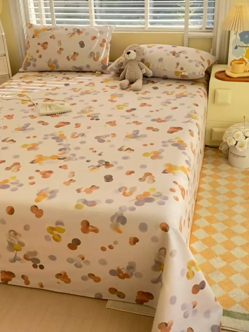 91家纺网 家纺一手货源 找家纺 爱彼家纺 2025新款锦柔老粗布席子凉席床单 露西亚