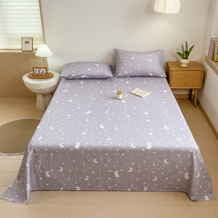 91家纺网 家纺一手货源 找家纺 （总）义博家纺 2025新款原棉老粗布床单凉席