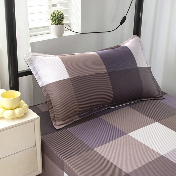 91家纺网 家纺一手货源 找家纺 悦织湾家纺 2025新款印花学生宿舍亲肤芦荟棉三件套单双人四件套轻奢印花磨毛床上用品 巴罗格