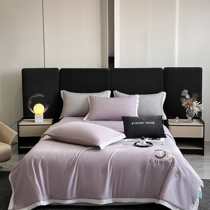 91家纺网 家纺一手货源 找家纺 （总）昊翔家纺 2025新款凉感真丝印花夏被系列