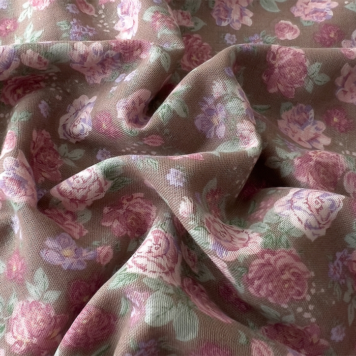 91家纺网 家纺一手货源 找家纺 优品阁  2025新款A类全棉有氧双层纱四件套 蕾拉花园