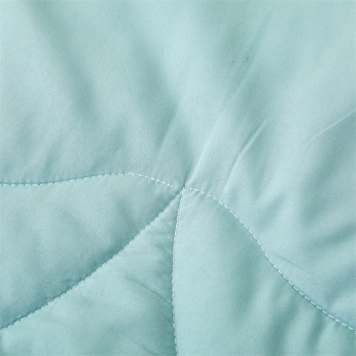 91家纺网 家纺一手货源 找家纺 西域种棉人·千百笠 2025新款A类100%新疆棉花夏凉被纯棉全棉填充毛巾绣绣花纯色双拼原棉空调被夏被 云暖-山水青