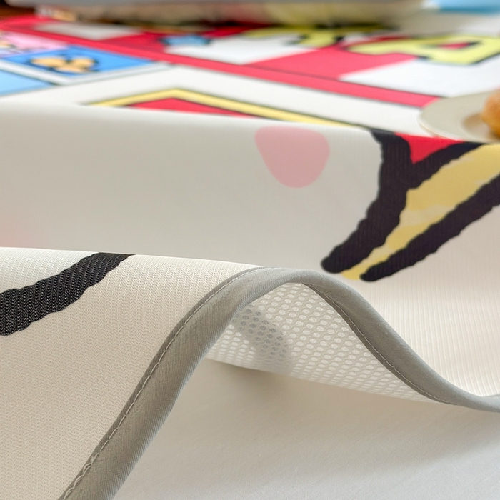 91家纺网 家纺一手货源 找家纺 美乐迪家纺 2025新款碳光凉感冰丝席 汉堡伙伴