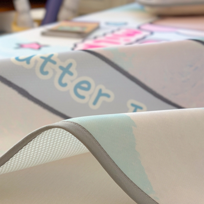 91家纺网 家纺一手货源 找家纺 美乐迪家纺 2025新款碳光凉感冰丝席 冰淇淋小站