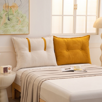 91家纺网 家纺一手货源 找家纺 （总）沐沐 2026新款雪尼绒床头靠背