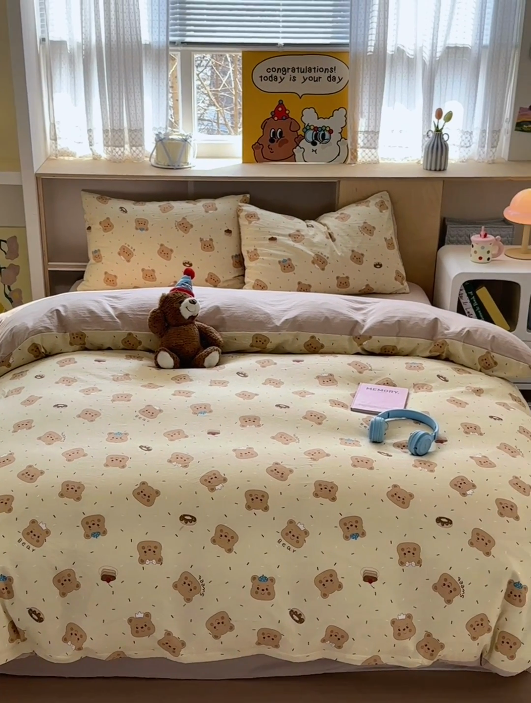 91家纺网 家纺一手货源 找家纺 （总）冕悠家纺 2025新款A类高克重糯叽叽超柔糯水洗棉印花四件套