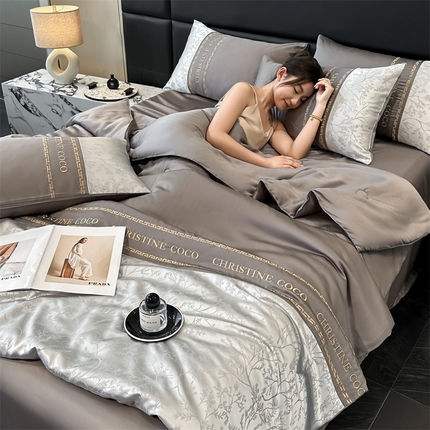 91家纺网 家纺一手货源 找家纺 （总）DC 2025新款天丝雕花夏被